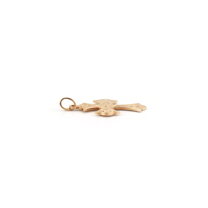 Eleganter Kreuzanhänger Barock aus 585er Gold 4 Eleganter Kreuzanhänger Barock aus 585er Gold