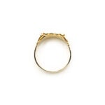 Formstarker Nugget Herrenring aus 585 Gold