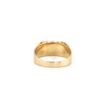 Formstarker Nugget Herrenring aus 585 Gold