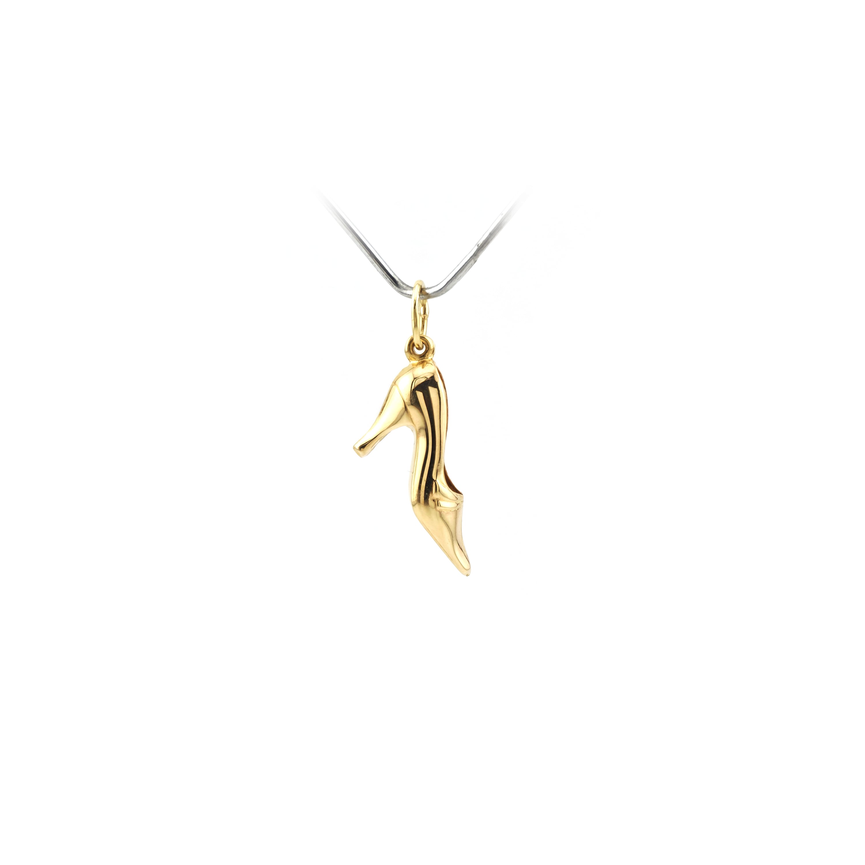 Home Juwelier Göze 19 High Heel Anhänger aus Pforzheim 585er Gold