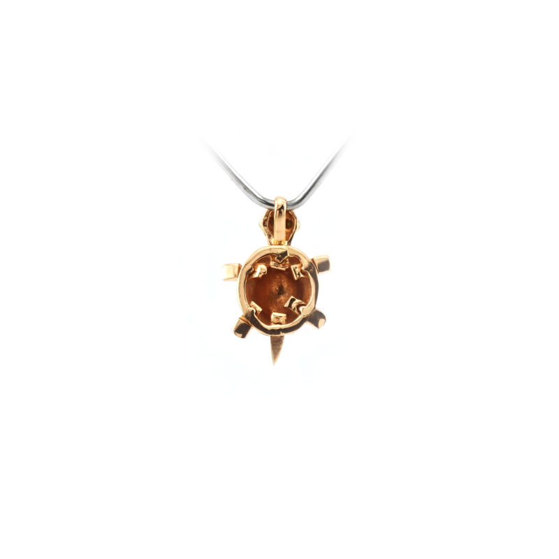 Zarter Schildkröten Anhänger beweglich 585er Gold 3 Zarter Schildkröten Anhänger beweglich 585er Gold