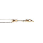 Antikes Belle Époque Diamant-Collier aus 750 Gold