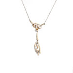 Antikes Belle Époque Diamant-Collier aus 750 Gold