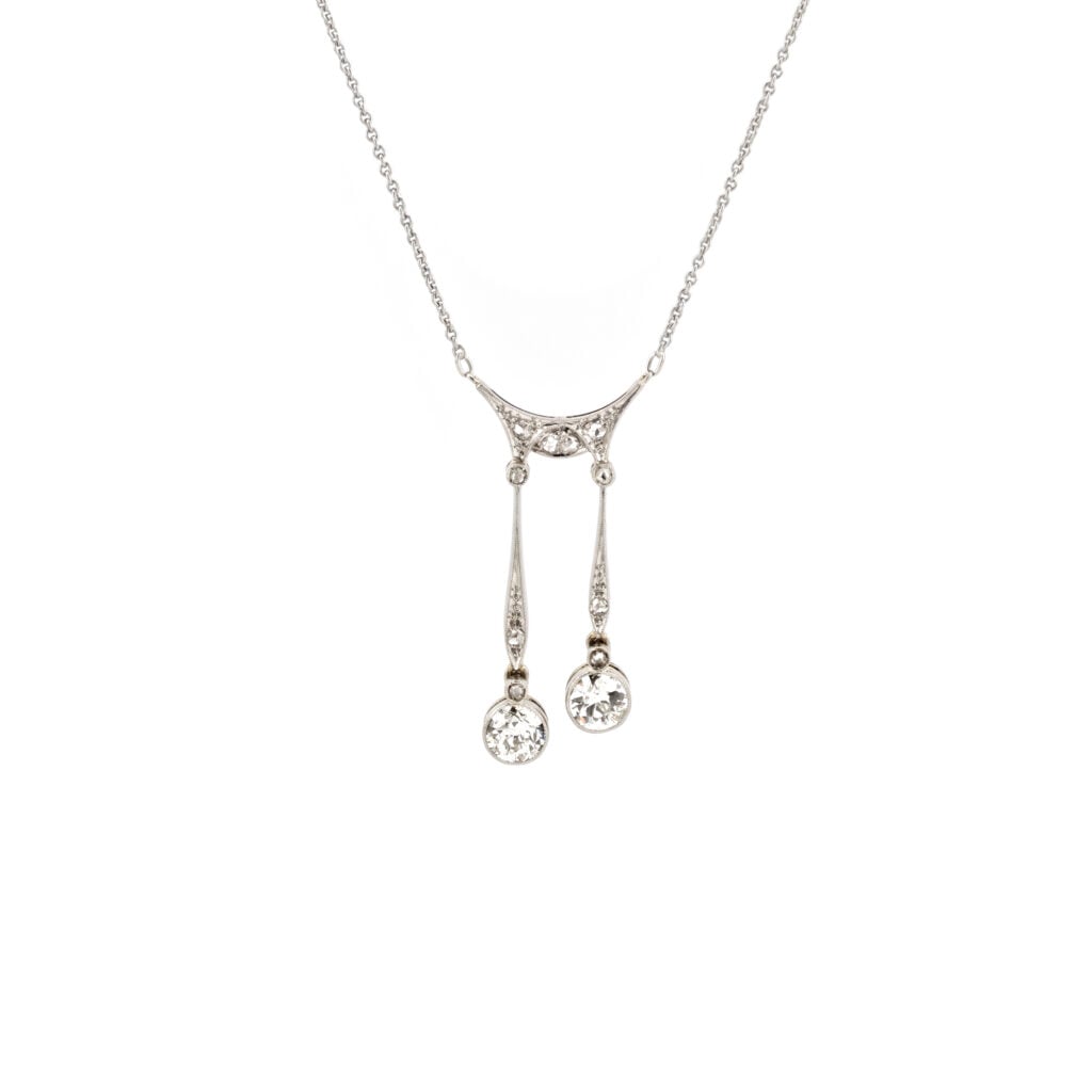 Antikes Belle-Époque Negligé-Collier aus 585 Gold (2)