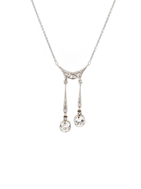 Antikes Belle-Époque Negligé-Collier aus 585 Gold (2)