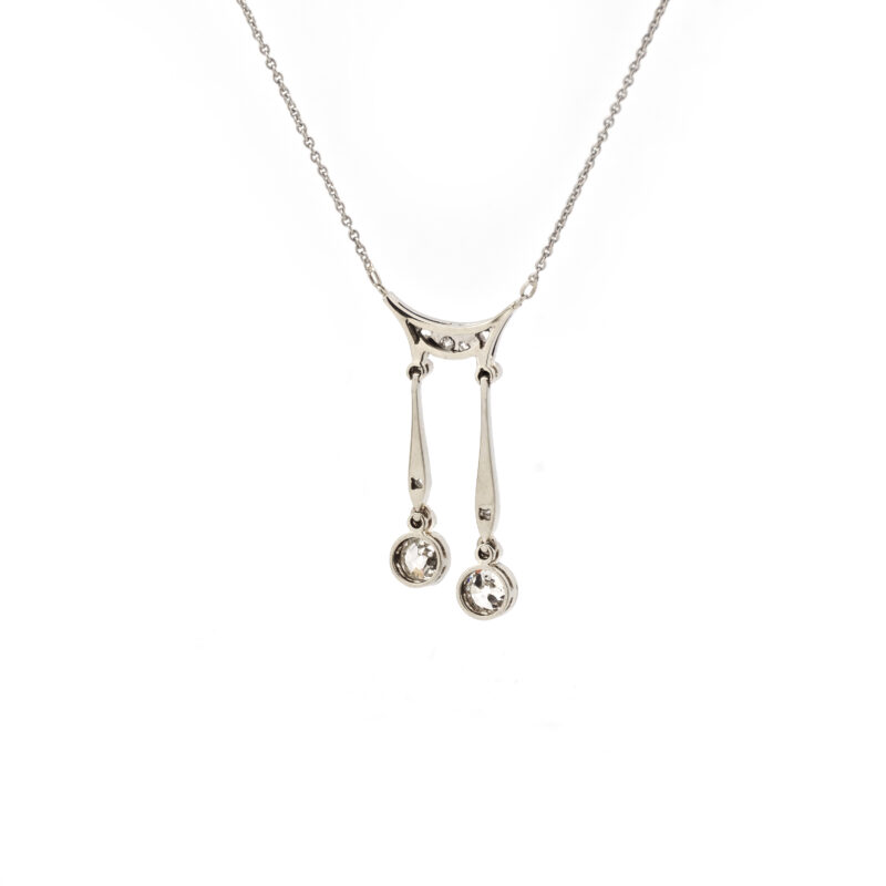 Antikes Belle-Époque Negligé-Collier aus 585 Gold