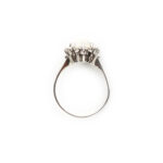 Edelopal Cabochon Diamantring 585er Gold