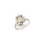 Edelopal Cabochon Diamantring 585er Gold