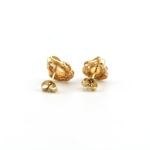 Tropfenform Opal Ohrstecker mit Diamant 585er Gold