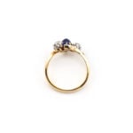 Antiker „Toi et Moi“ Saphir Diamant Ring um 1910