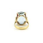 Aquamarin Statement Ring 585er Gold zertifiziert