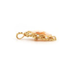 Eleganter Vintage Anhänger Brosche aus 750er Gold