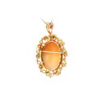 Eleganter Vintage Anhänger Brosche aus 750er Gold