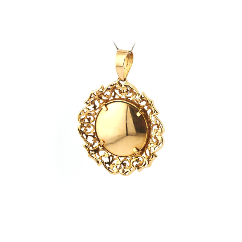 Prachtvoller Vintage Anhänger um 1950 aus 750er Gold 3 Prachtvoller Vintage Anhänger um 1950 aus 750er Gold