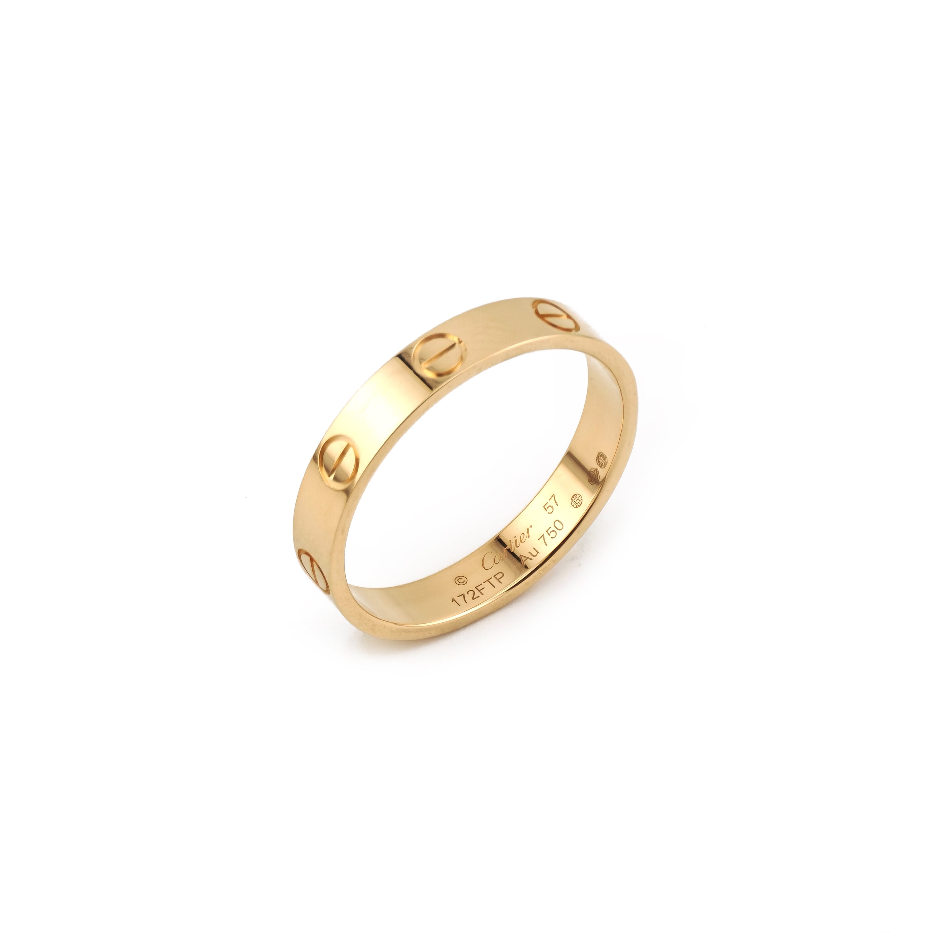 CARTIER Love Ring kleines Modell Gr. 57 750er Gold 5 CARTIER Love Ring kleines Modell Gr. 57 750er Gold (1)
