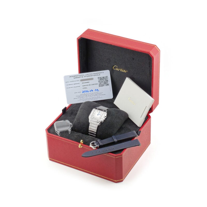 CARTIER Santos kleines Modell WSSA0082 BJ26 Full Set 5 CARTIER Santos kleines Modell WSSA0082 BJ26 Full Set