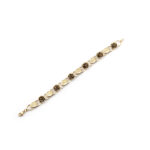 Romantisches Rosenblüten Armband Gelbgold