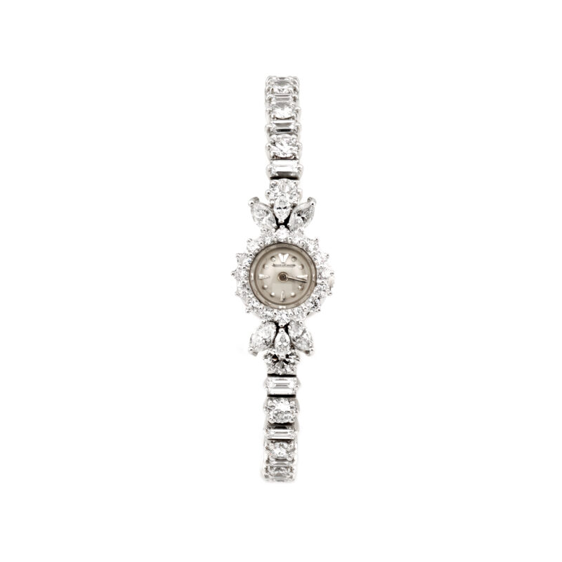 Einzigartige Jaeger LeCoultre Gold/Platin 8,5 ct. Dia.