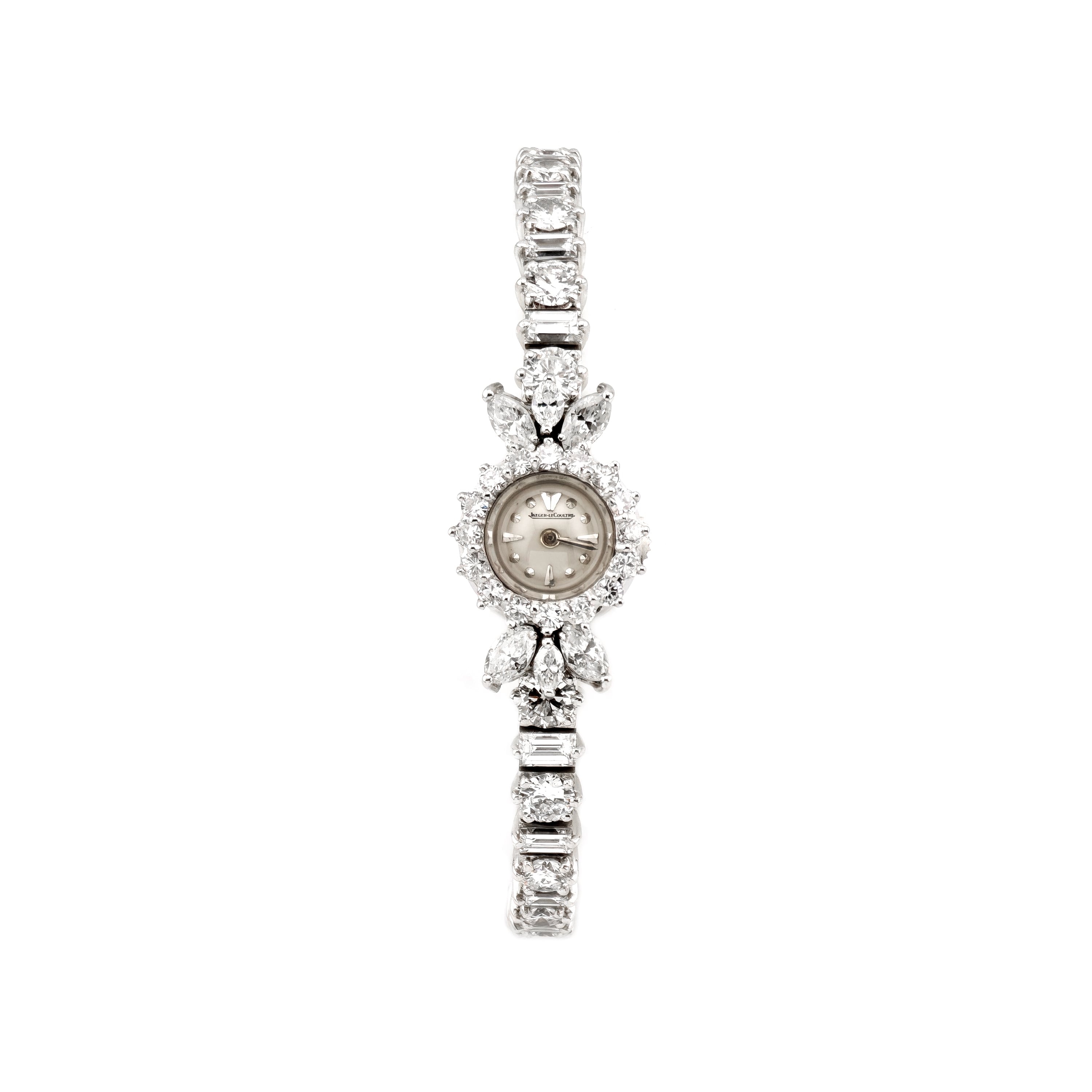 Einzigartige Jaeger LeCoultre Gold/Platin 8,5 ct. Dia.