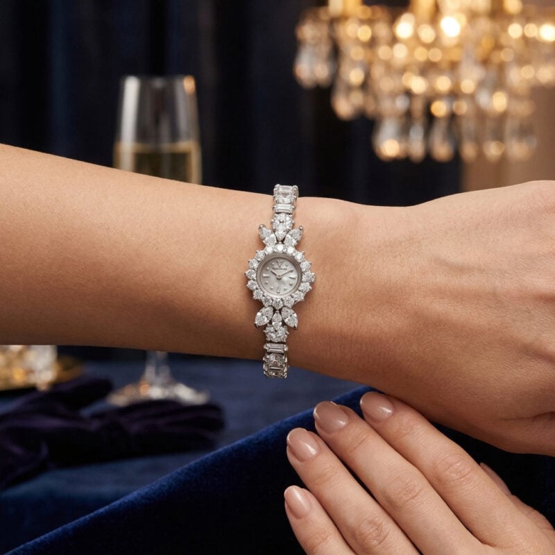 Einzigartige Jaeger LeCoultre Gold/Platin 8,5 ct. Dia.