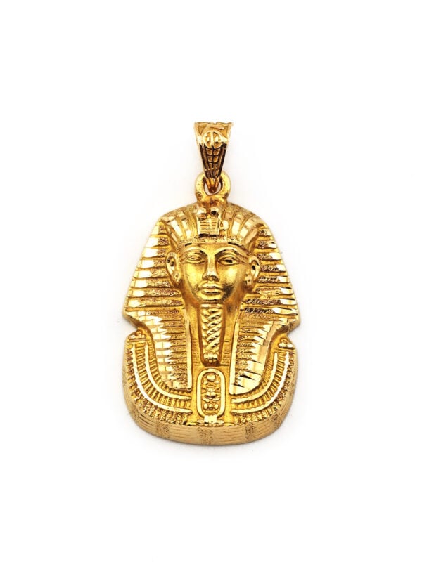 Massiver Pharao Anhänger 42,5 Gramm 750er Gold