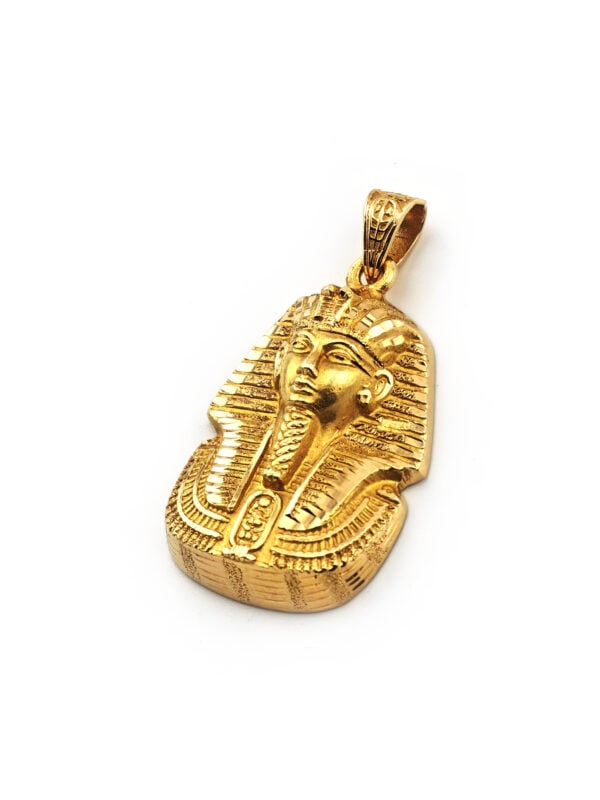 Massiver Pharao Anhänger 42,5 Gramm 750er Gold (4)