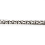 Massives Tennisarmband aus 750er Gold 10,25 ct. VVS