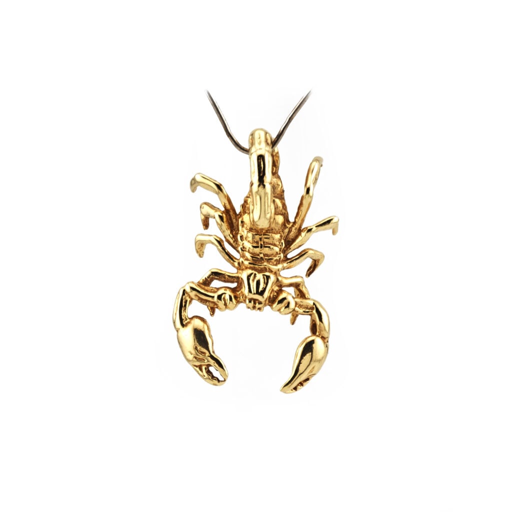 Skorpion Anhänger 3D massiv 585er Gold