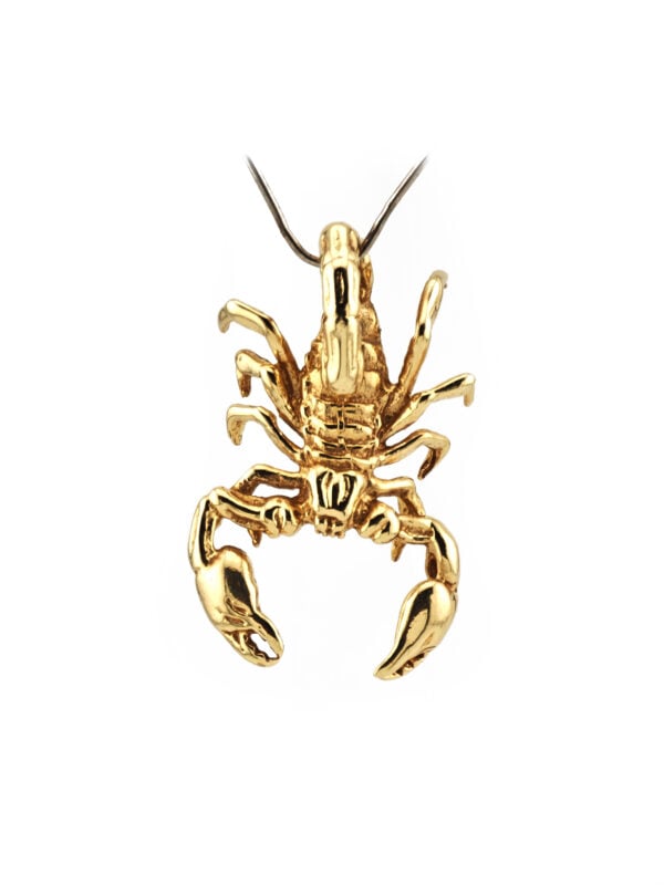 Skorpion Anhänger 3D massiv 585er Gold