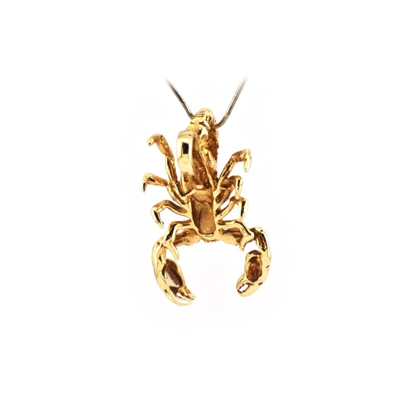 Skorpion Anhänger 3D massiv 585er Gold 3 Skorpion Anhänger 3D massiv 585er Gold