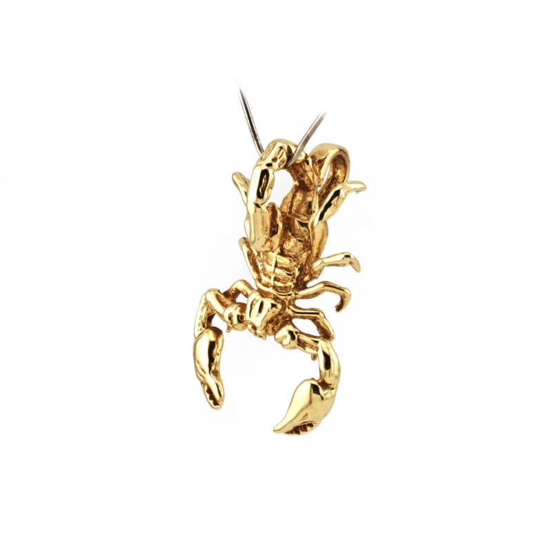 Skorpion Anhänger 3D massiv 585er Gold 2 Skorpion Anhänger 3D massiv 585er Gold